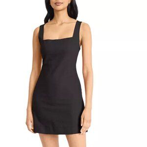 Black Linen Minidress - The Good Journey Size 0